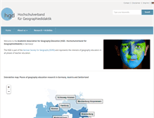 Tablet Screenshot of geographiedidaktik.org